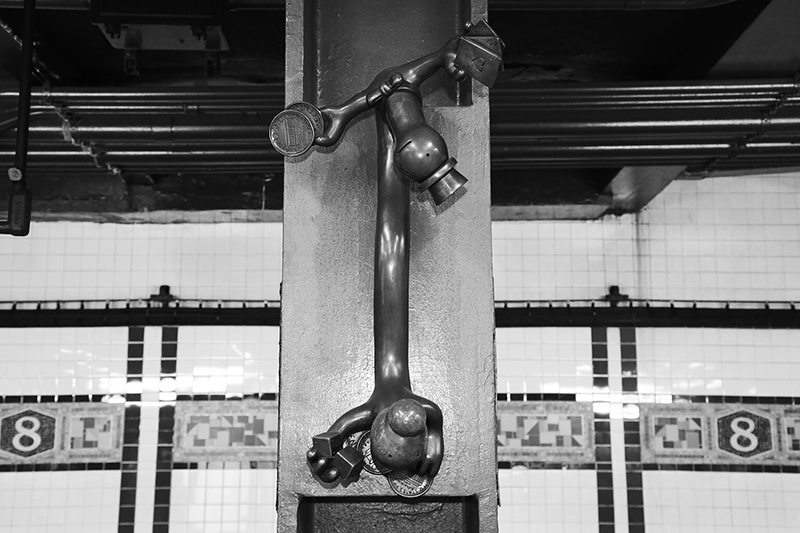 Subway Token Figures : Art : Subway : New York : Tom Otterness : New York : Personal Photo Projects :  Richard Moore Photography : Photographer : 